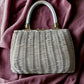 1960s White Wicker ‘Gathered Charm’ Bag