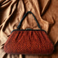 1960s Orange Tweed ‘Gathered Charm’ Bag