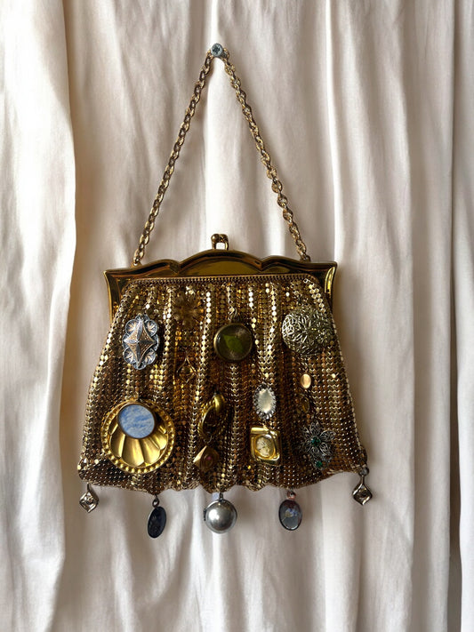 1950s Gold Mesh ‘Gathered Charm’ Bag