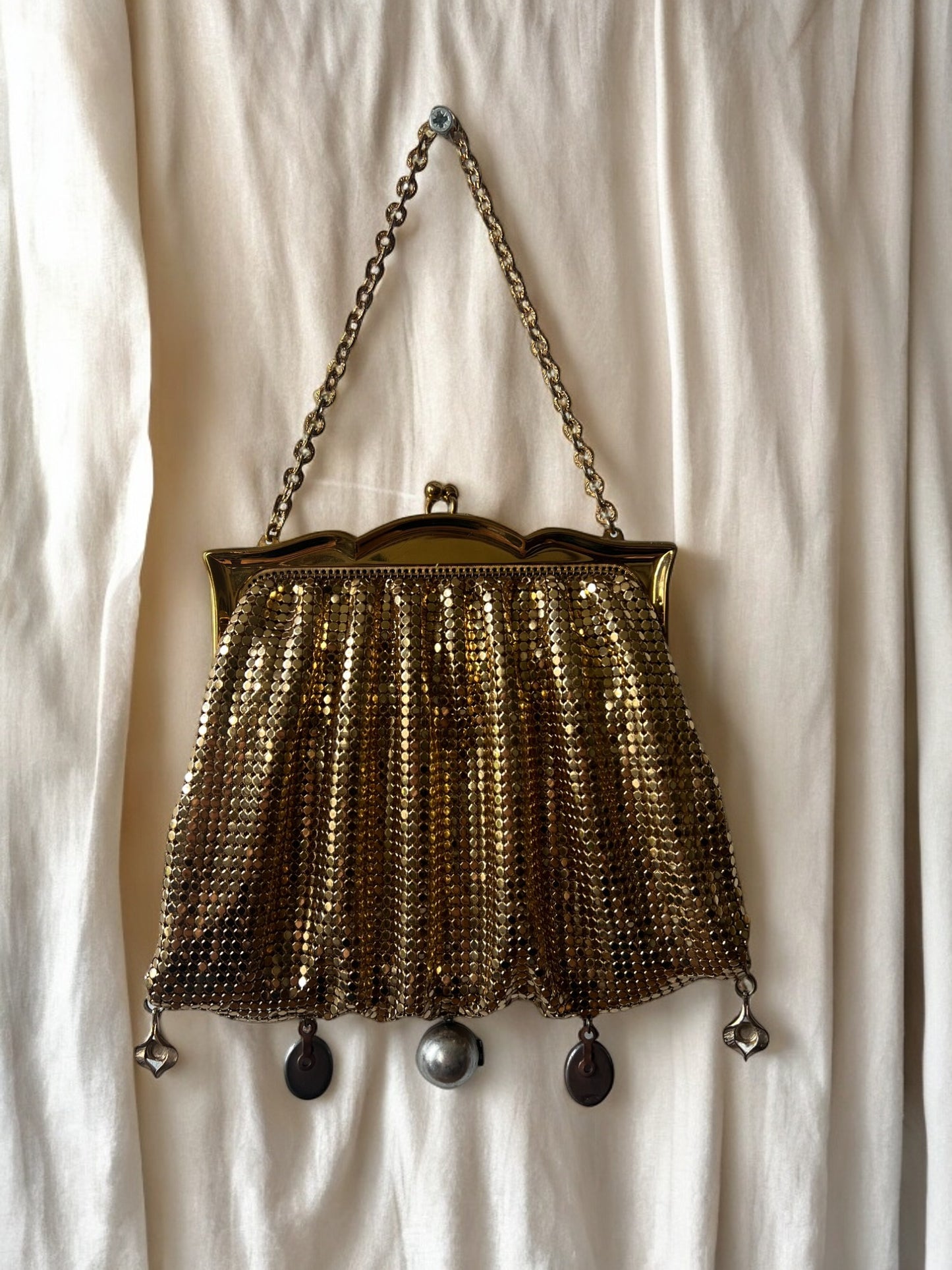 1950s Gold Mesh ‘Gathered Charm’ Bag