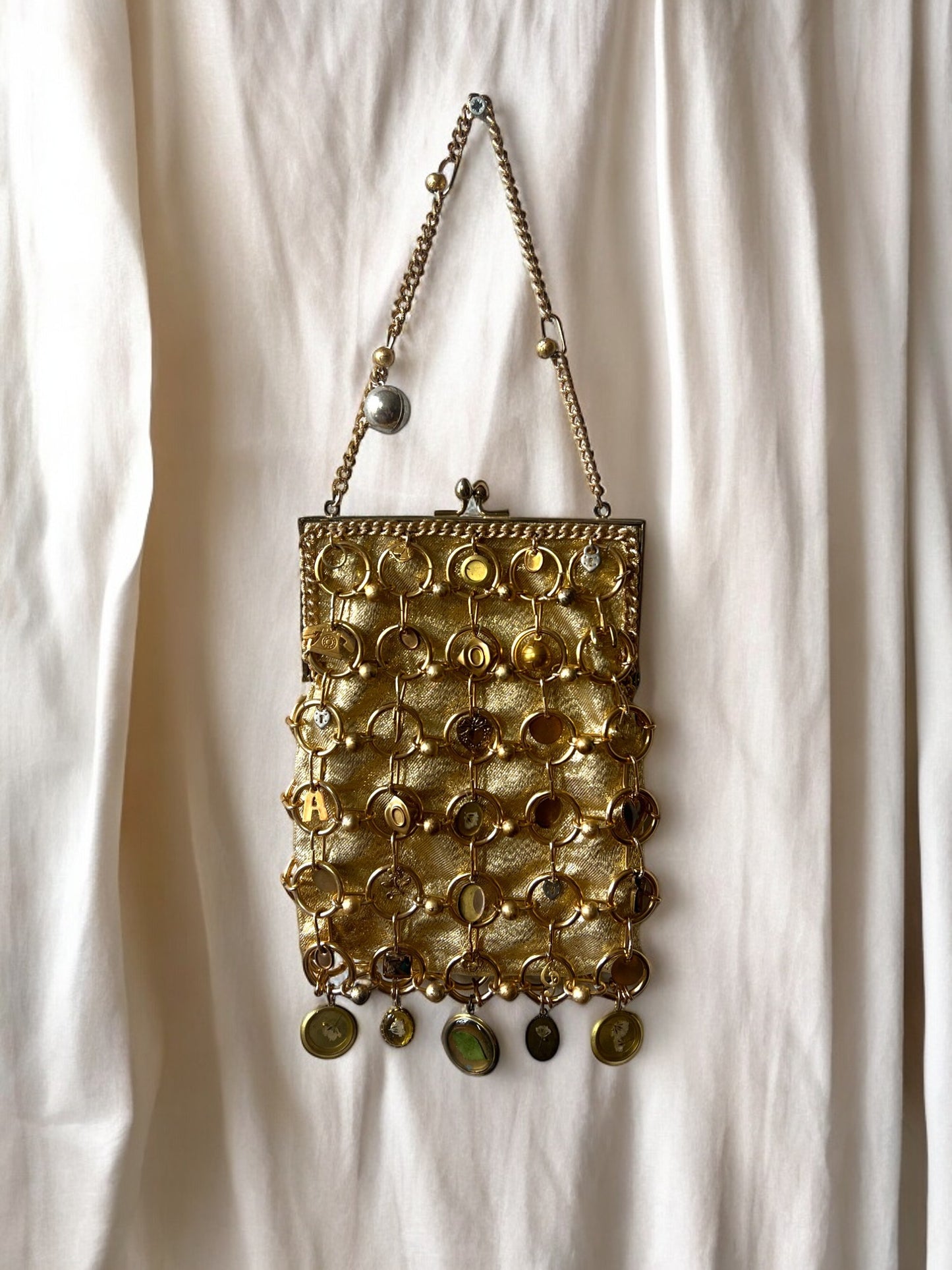 1960s 'O' ring ‘Gathered Charm’ Bag