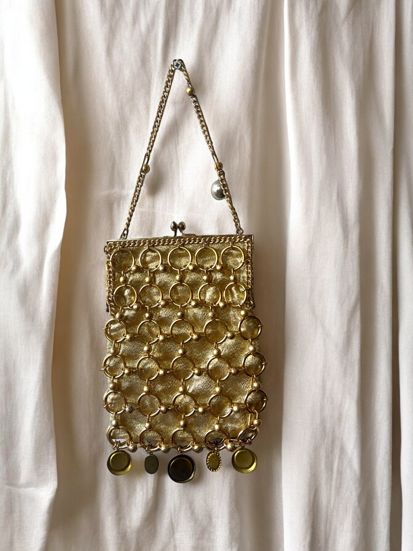 1960s 'O' ring ‘Gathered Charm’ Bag