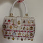 1960s White Wicker ‘Gathered Charm’ Bag