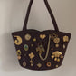 1940s Brown Corde ‘Gathered Charm’ Bag