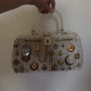 1960s White Wicker ‘Gathered Charm’ Bag