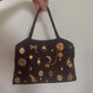 1940s Brown Corde ‘Gathered Charm’ Bag